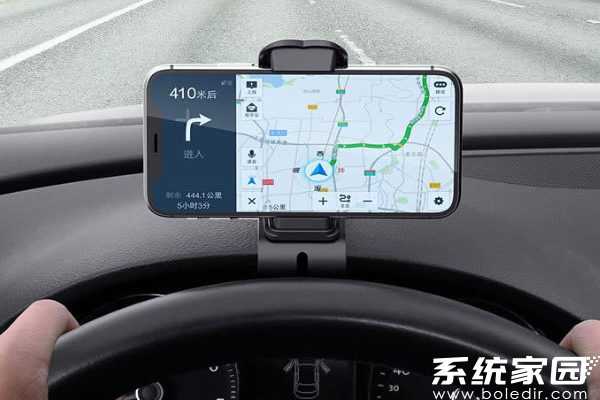 高德地图界面示意图
