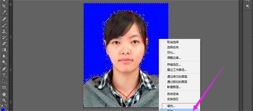 颜色填充操作界面