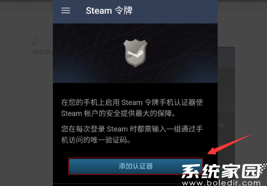 Steam令牌管理界面示意图