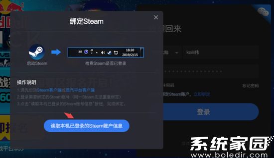 Steam信息读取界面