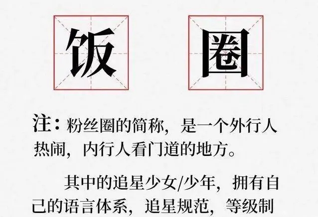 饭圈文化定义与解析