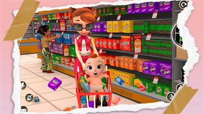 家庭互动场景示意