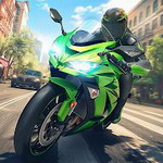 交通摩托赛车2024极速狂飙全解锁v1.4.0 无限金币版