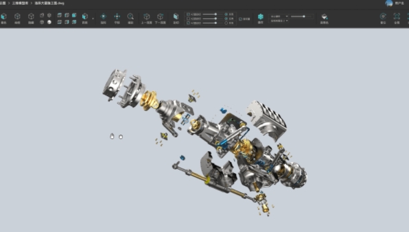 CAD图纸处理界面示意图