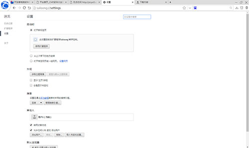 设置界面示意图