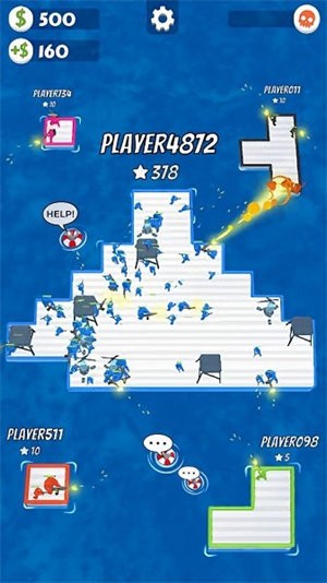 u6d77u4e0au6728u7b4fu4e4bu6218(War of Rafts)